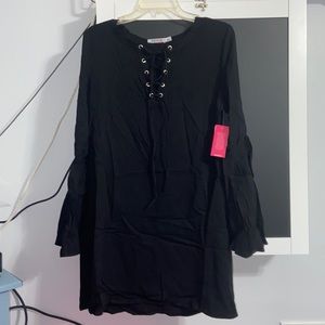 Black Long Sleeve Dress .. Size Large